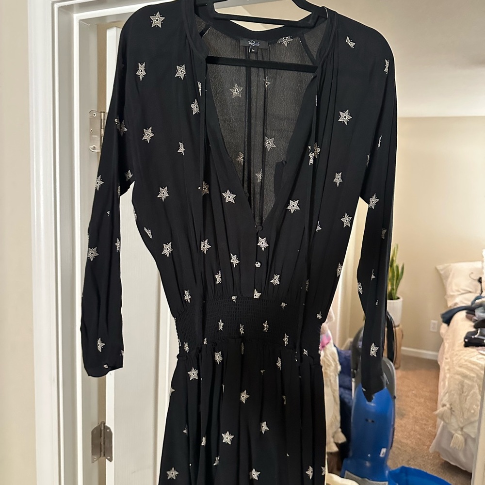Rails Black Zana Dress with Star Accents